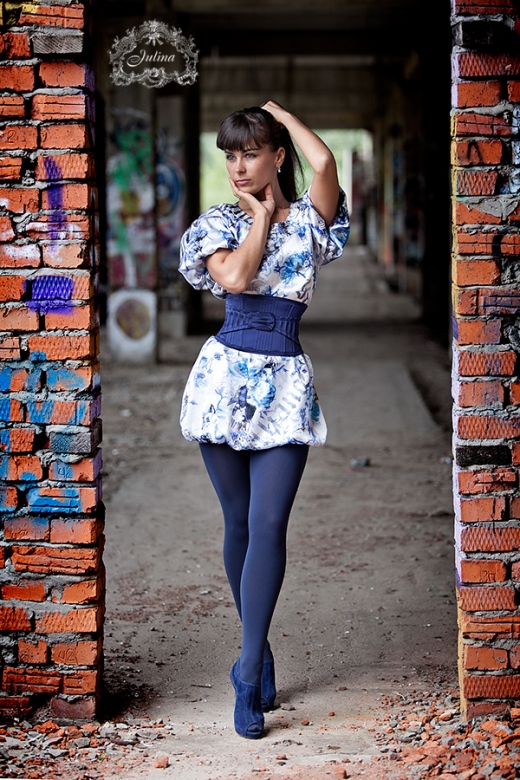 корсет и платье "Граффити"