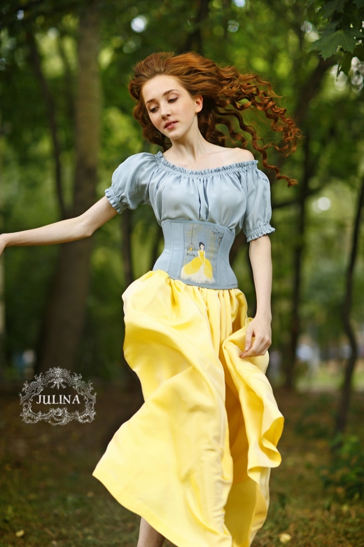 корсет, юбка и блузка "Та девушка..."
