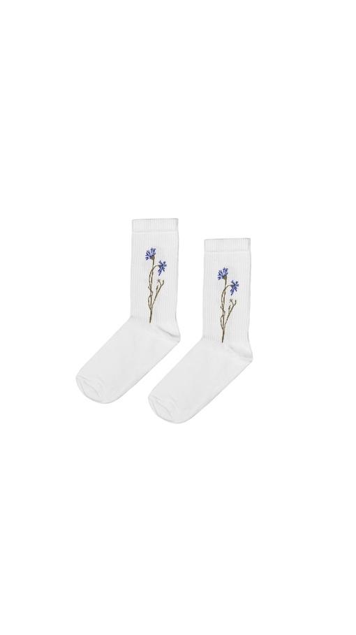 Носки Василек белые Гербарий