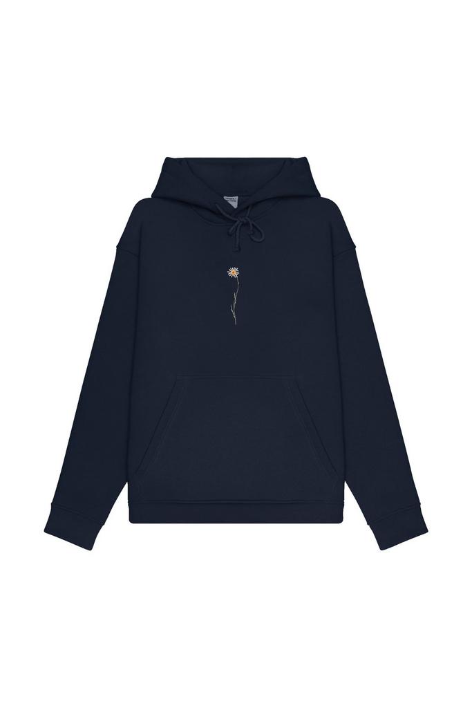 Худи Ромашка темно-синее Гербарий (неутепленное)