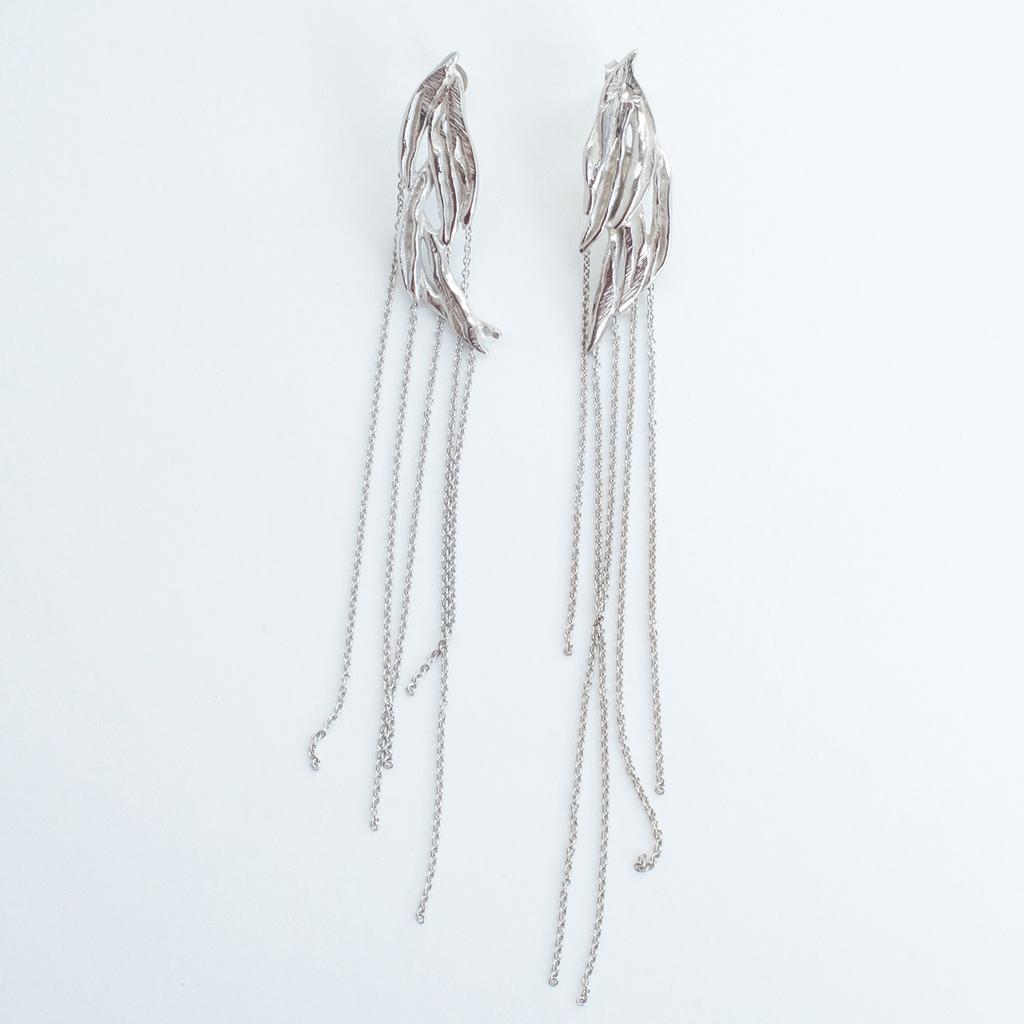 Серьги с цепочками "Розмарин" Out of the blue