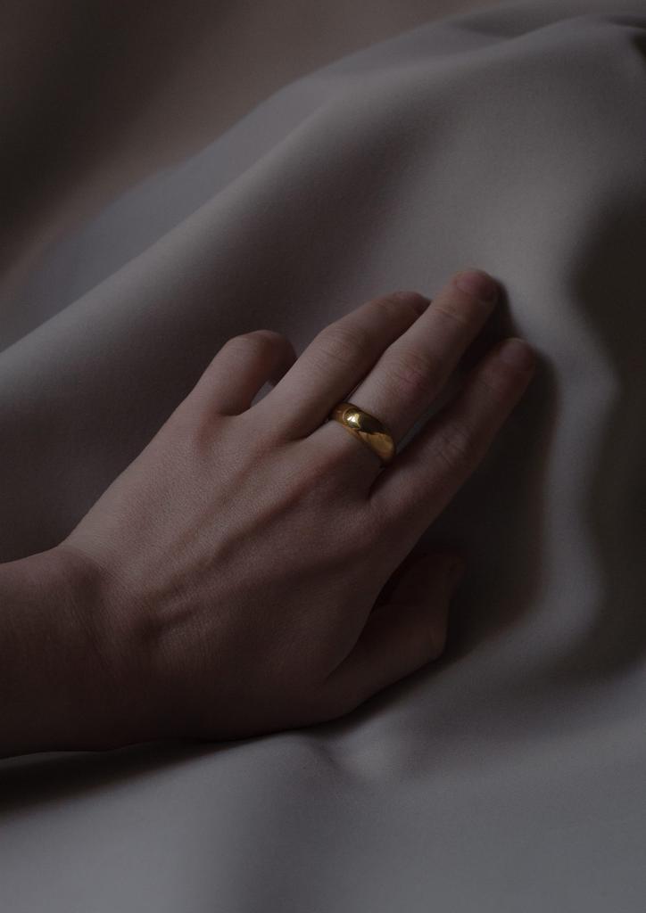 Кольцо Bend позолота Sergacheva