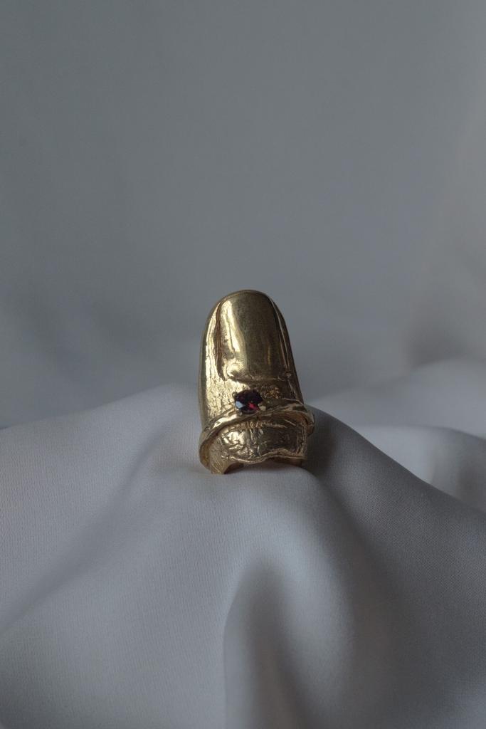 Кольцо Наперсток позолота Sergacheva