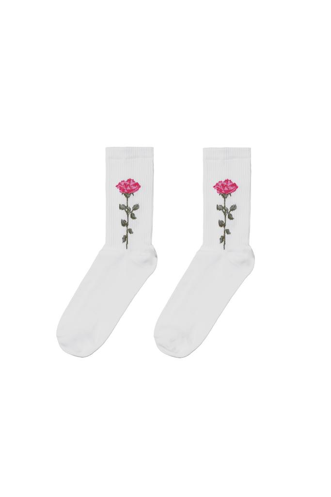 Носки Роза белые Гербарий