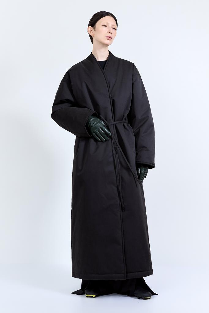 Пальто стеганое MOON black Otocyon