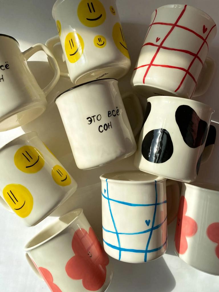 Чашка с принтом Light Moroz Ceramics