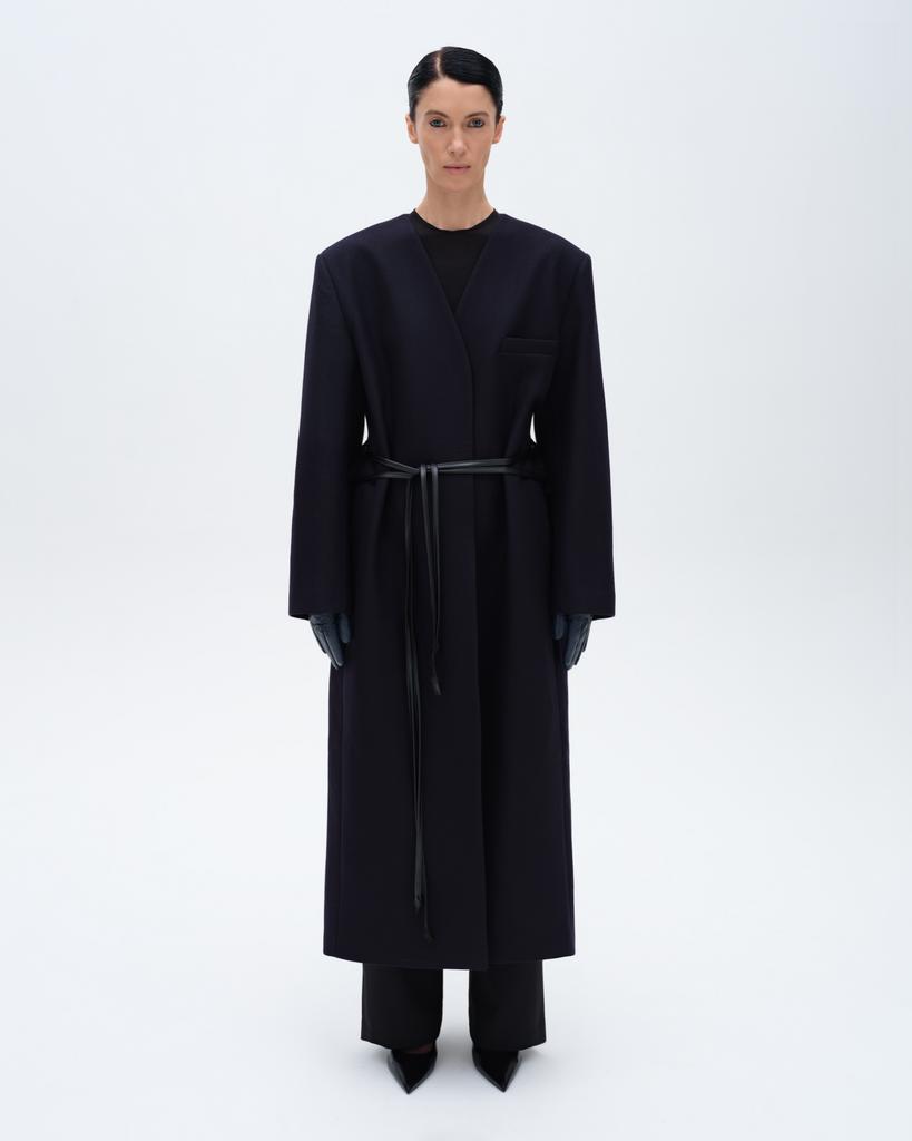 Пальто GRACE long dark navy Otocyon