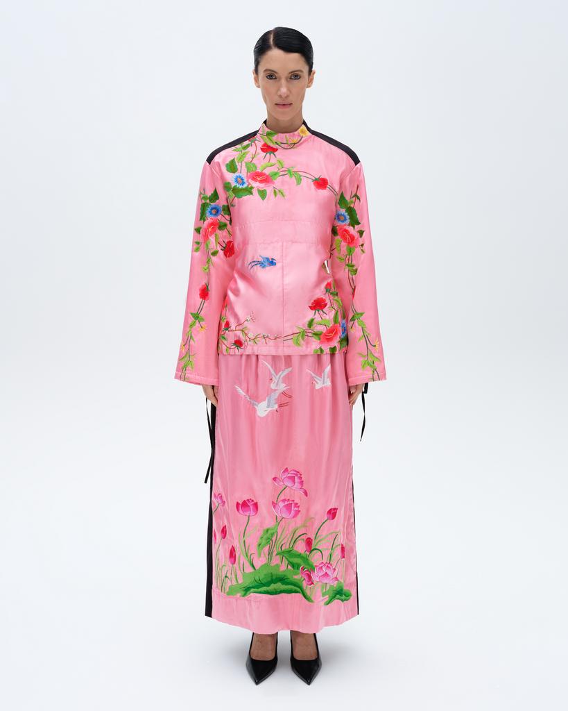 Блуза EQUILIBRIUM embroidered rose Отосион