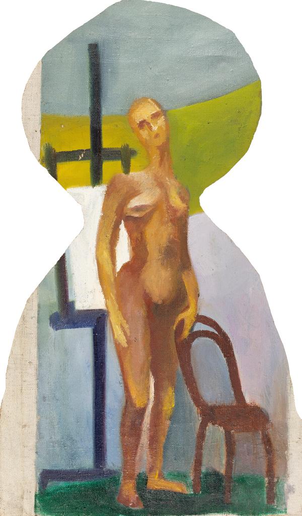 Женя "Дверь" Коновалова "Девушка со стулом"