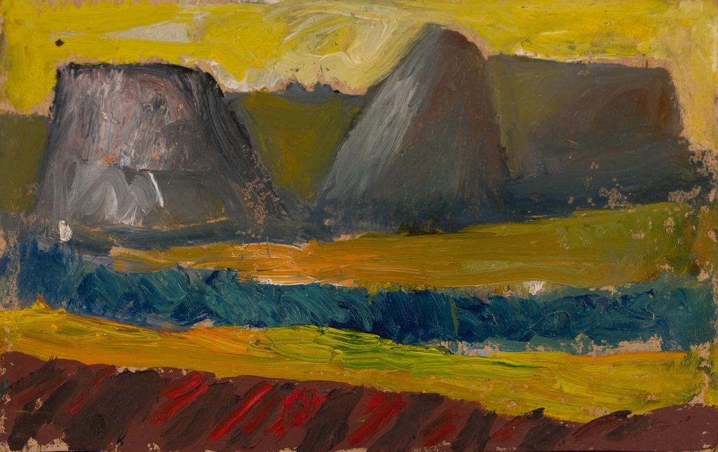 Женя "Дверь" Коновалова "Пейзаж с камнями"