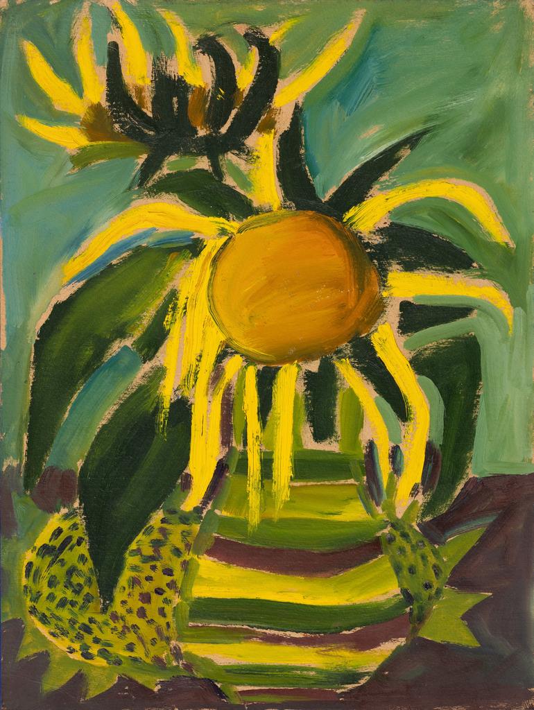 Женя "Дверь" Коновалова "Одуванчики в вазе"