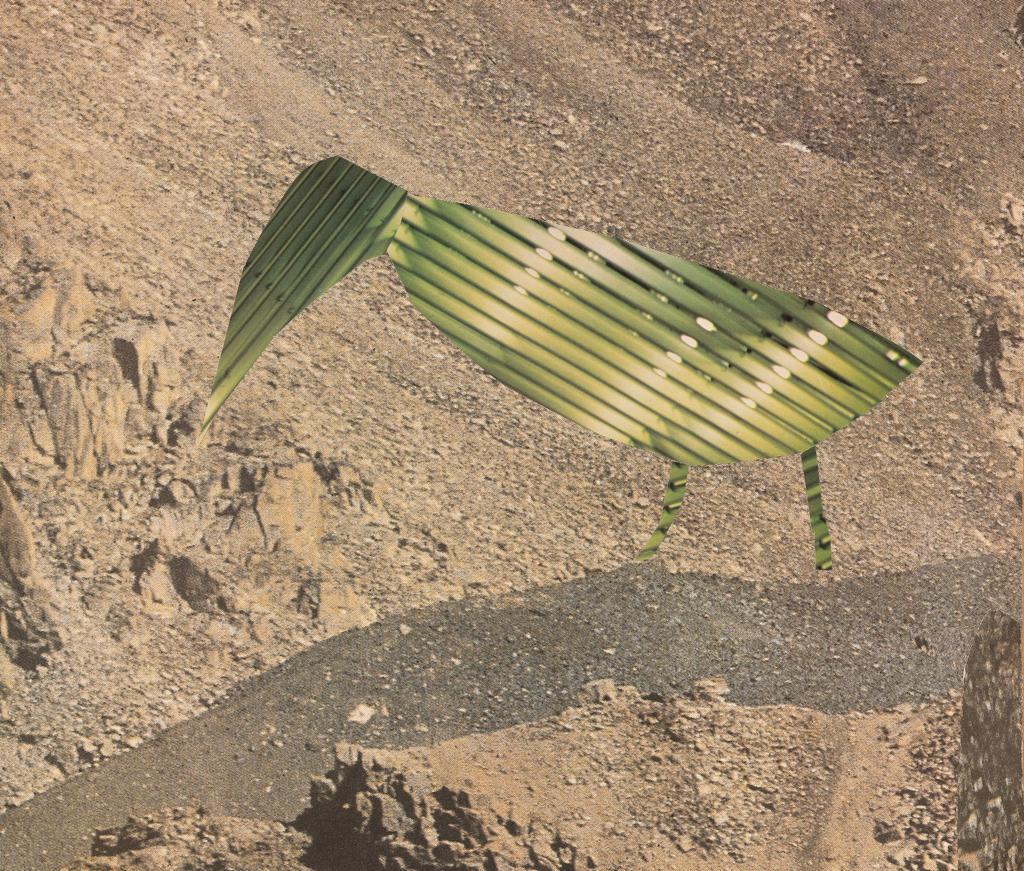 Женя "Дверь" Коновалова "Птица коллажная 1"