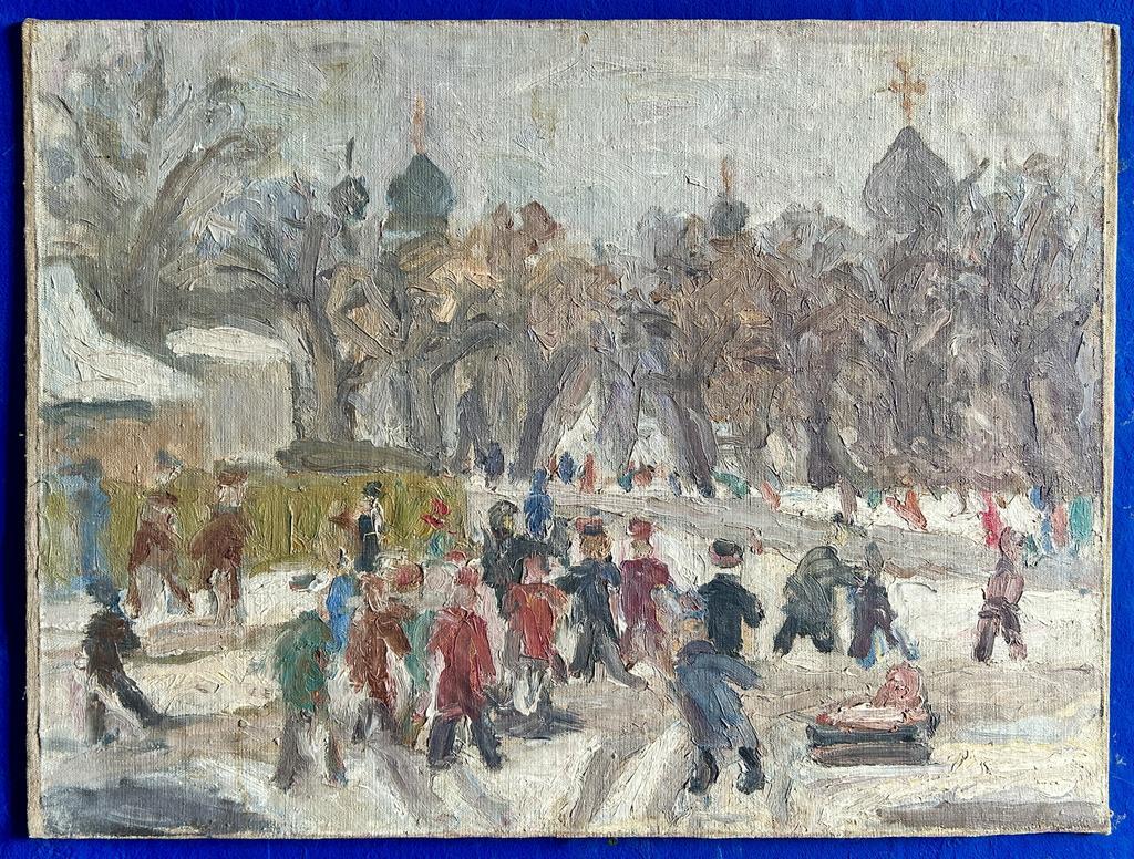 Николай Владимирович Полисский "Люди на площади"