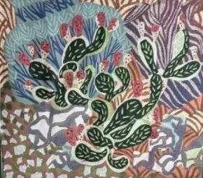 Гобелен Кактус (светлый)