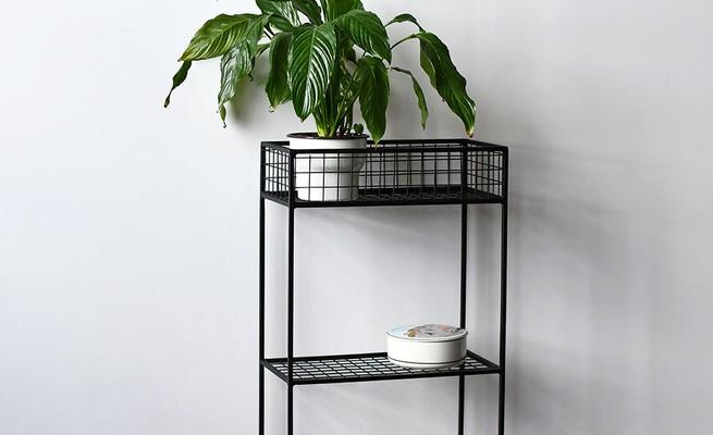 Подставка для цветов "Terrace" 40х20" (цв. черный)