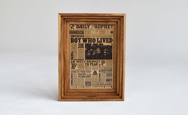 Дубовая Рама С Постером "Potter"