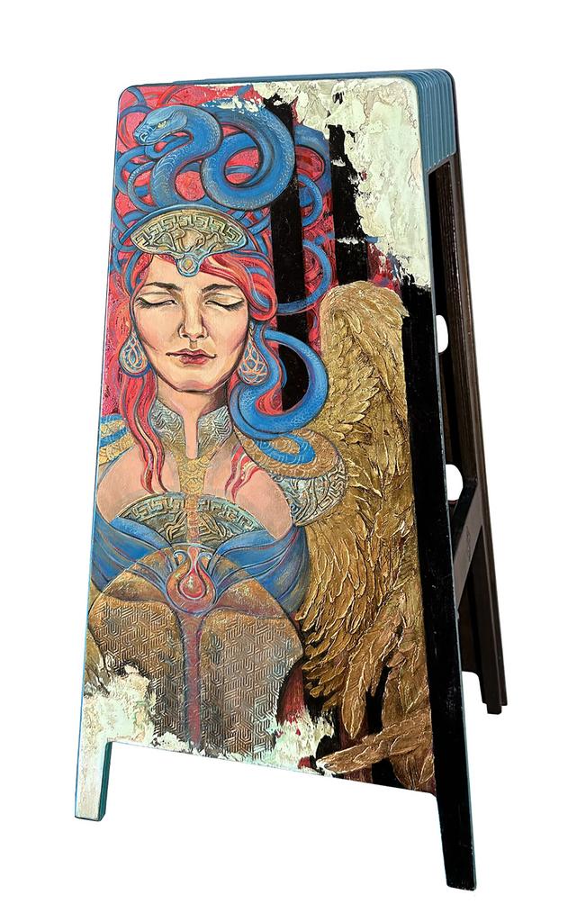 Барный табурет «Лебединая дева Медуса Горгония»