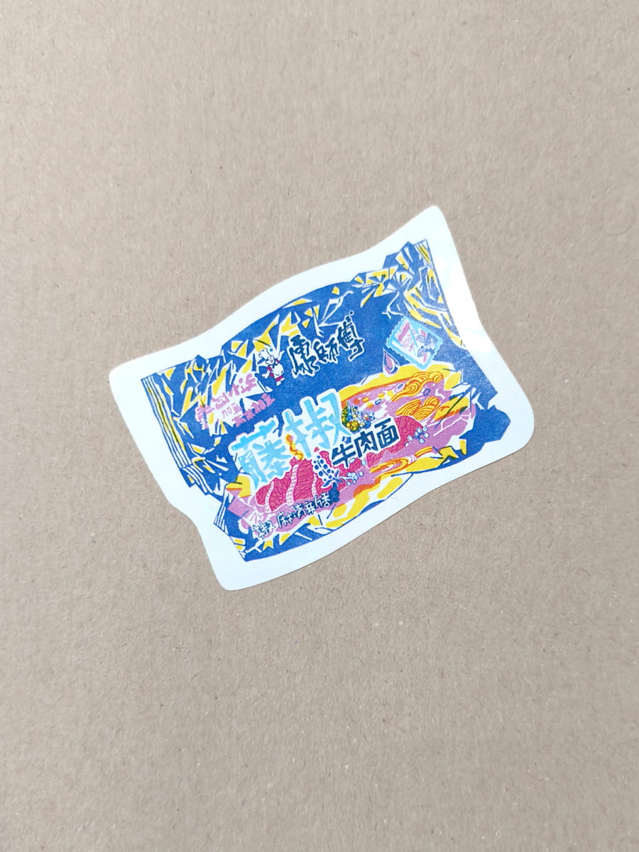 Стикер «Лапша»