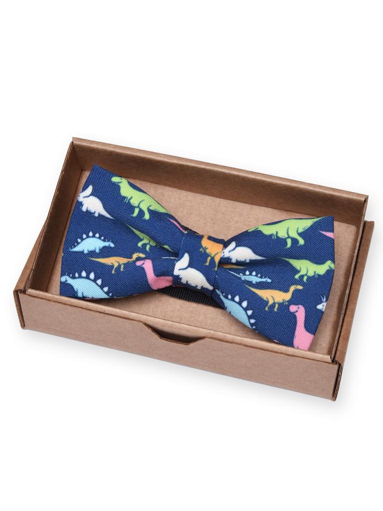Галстук-бабочка с динозаврами