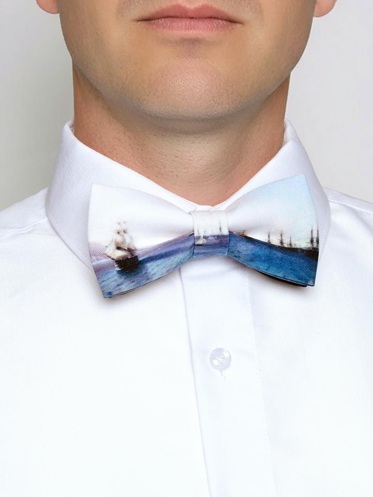 Галстук-бабочка с принтом Айвазовский