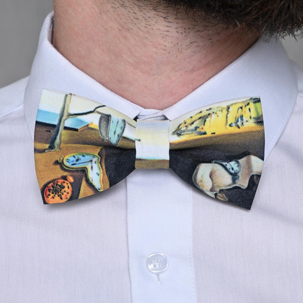 Галстук-бабочка с принтом Дали