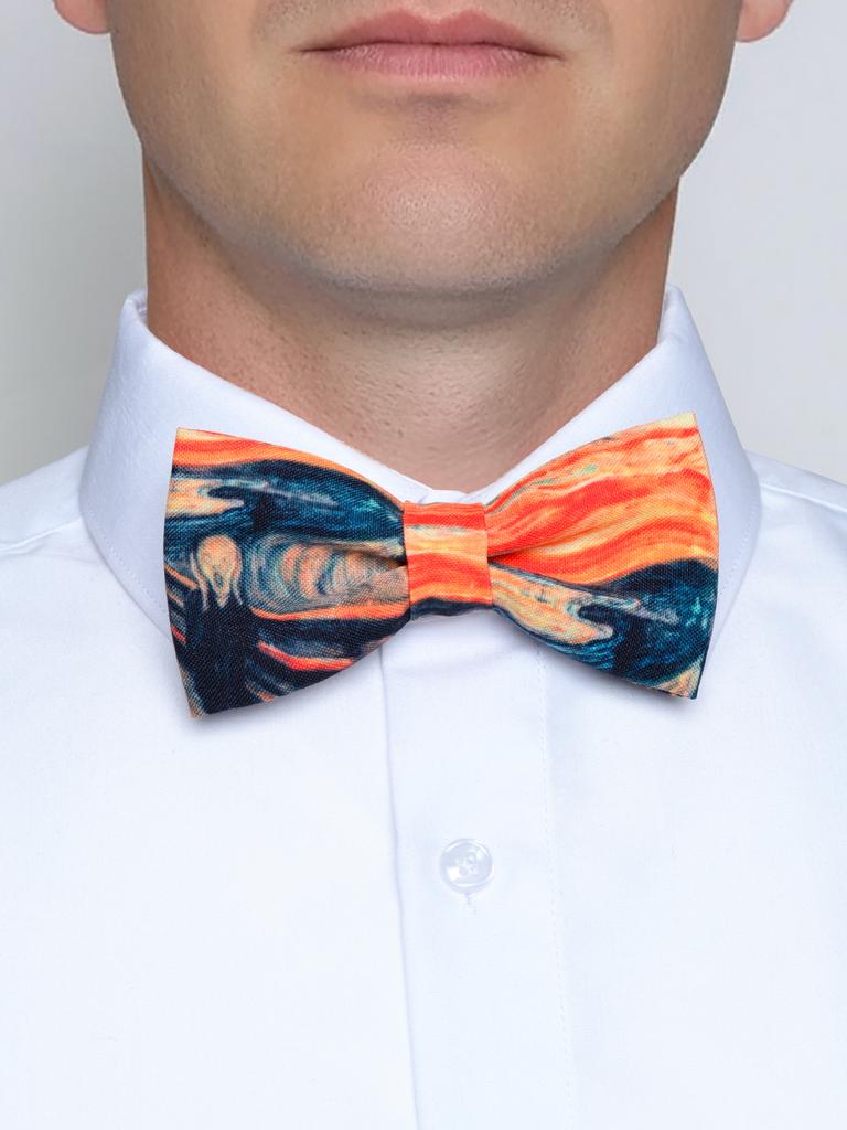 Галстук-бабочка с принтом Крик