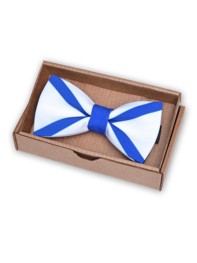 Галстук-бабочка с принтом флаг ВМФ