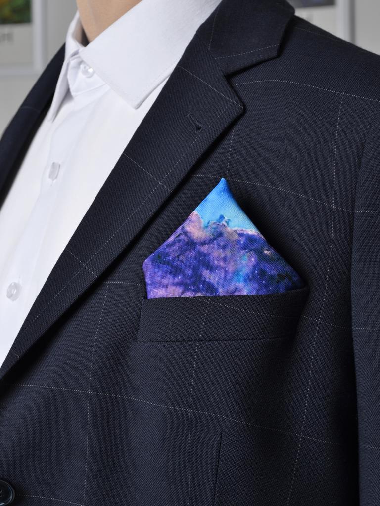 Платок с принтом космос