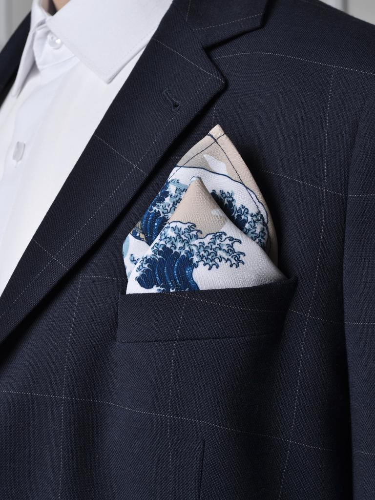 Платок с принтом Большая Волна