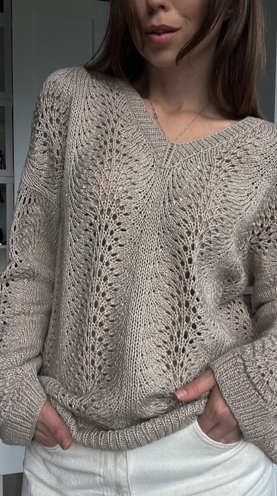 Пуловер «Aжурный»