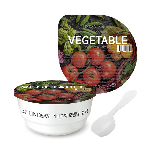 Альгинатная маска с экстрактом трав и овощей LINDSAY Re:natural Modeling Cup Mask Vegetable 35g