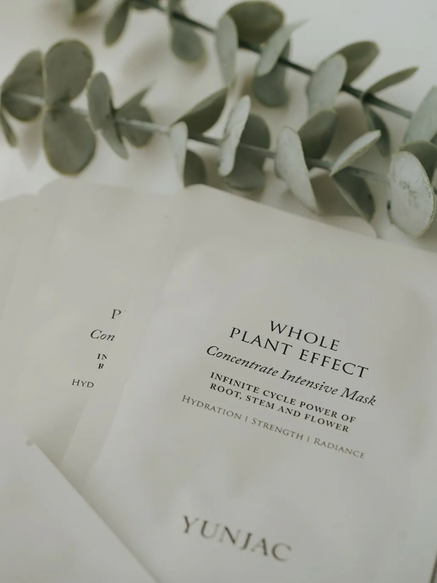 Тканевая маска YUNJAC Whole Plant Effect Concentrate Intensive Mask 1шт/20g