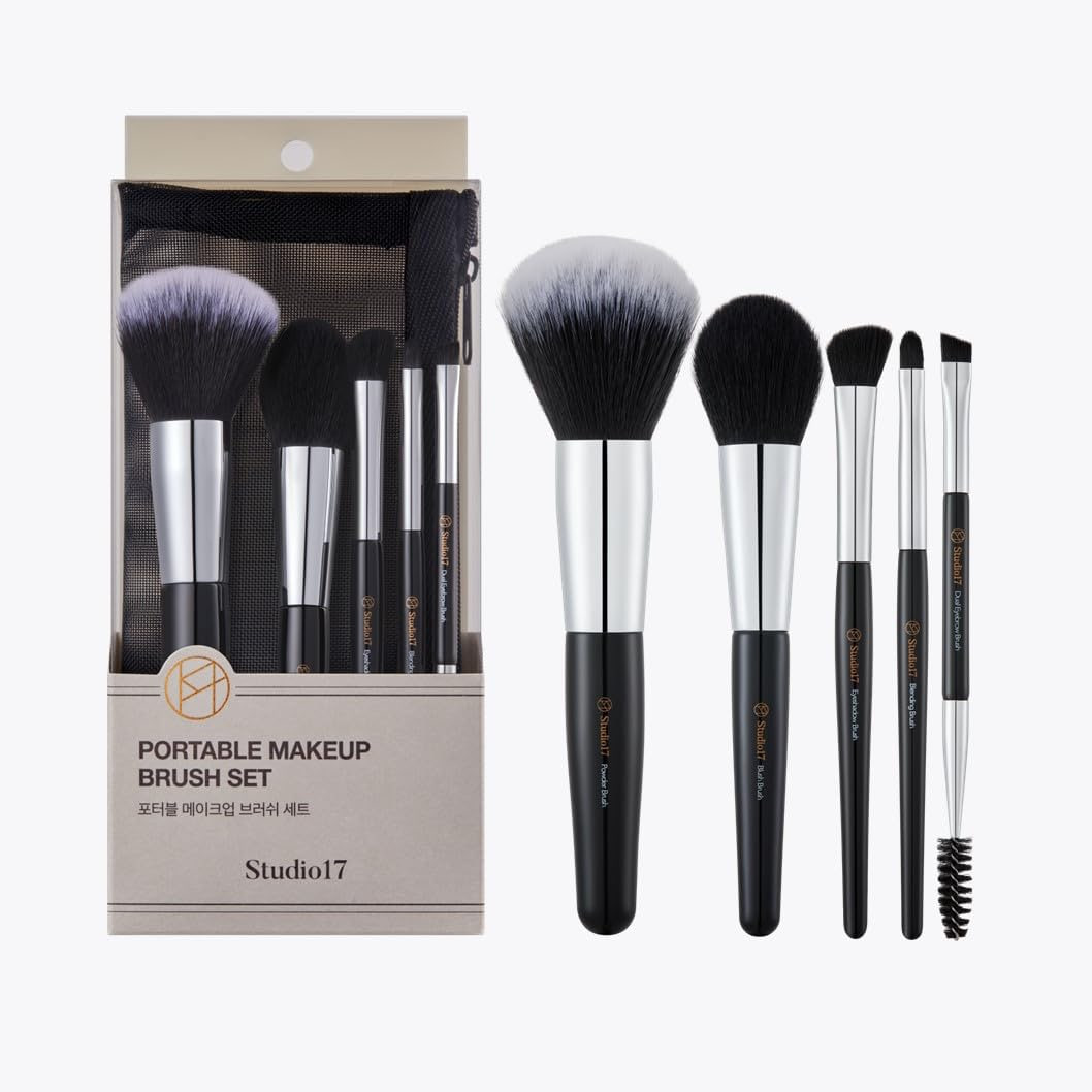 Портативный набор кистей для макияжа STUDIO 17 Portable makeup brush set