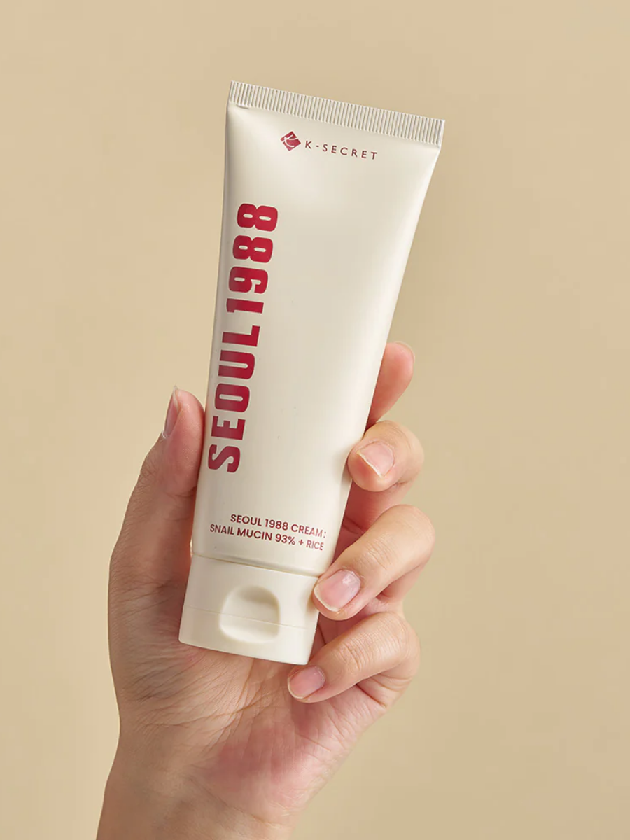 Крем для лица с муцином улитки и экстрактом риса KSECRET SEOUL 1988 Cream: Snail Mucin 93% + Rice 100ml