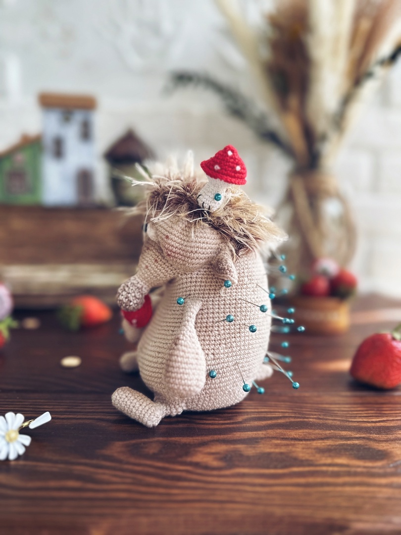 Мастер-класс Ежик- игольница