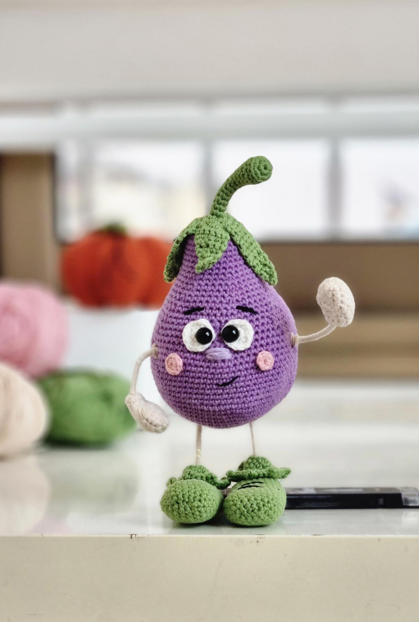 Набор пряжи Баклажан