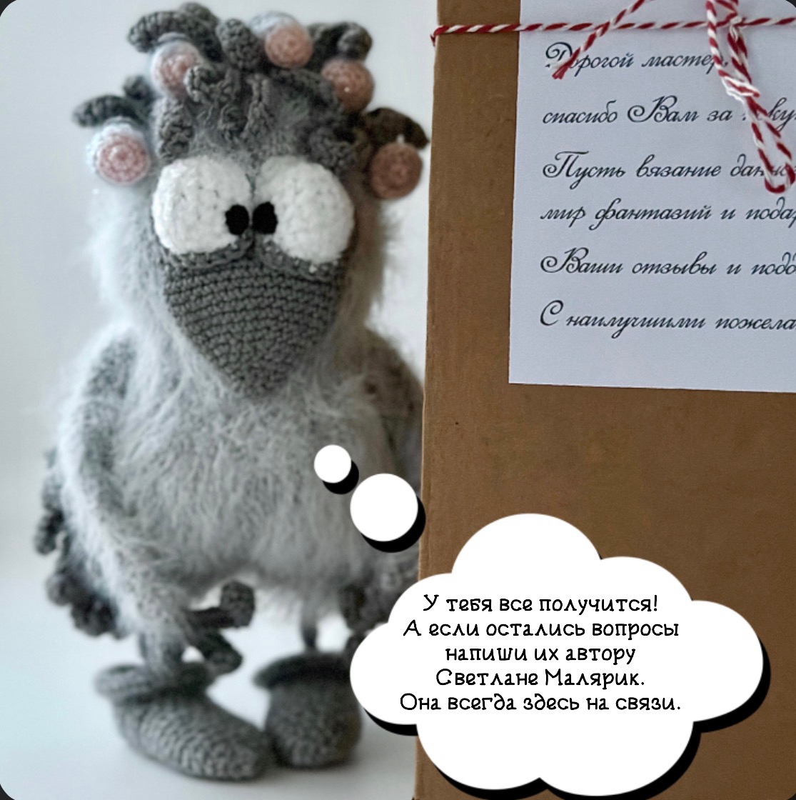 Набор пряжи Ворона