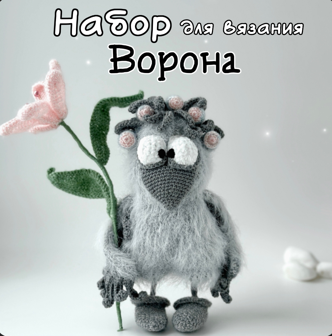 Набор пряжи Ворона