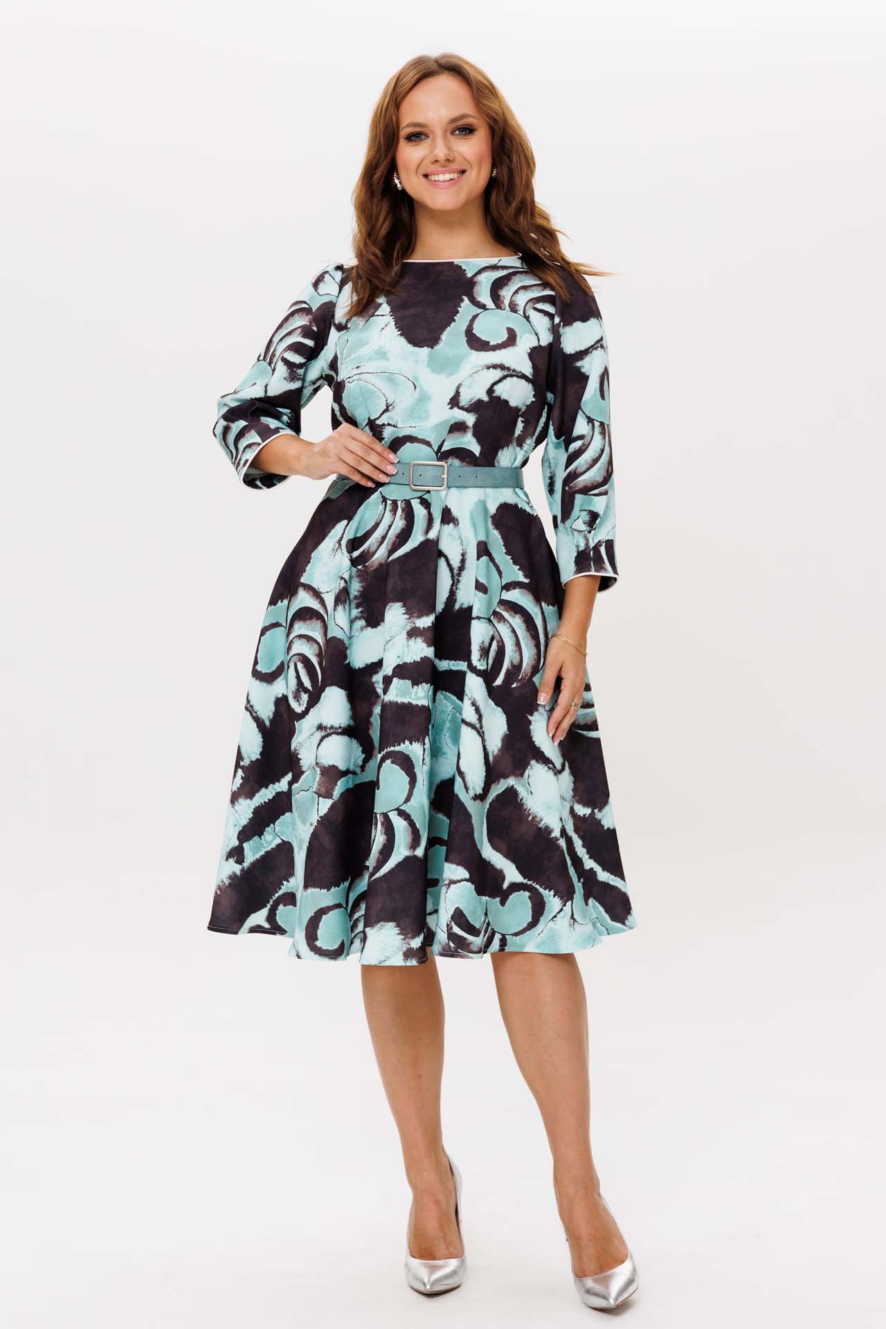 Платье с принтом арт. 1841