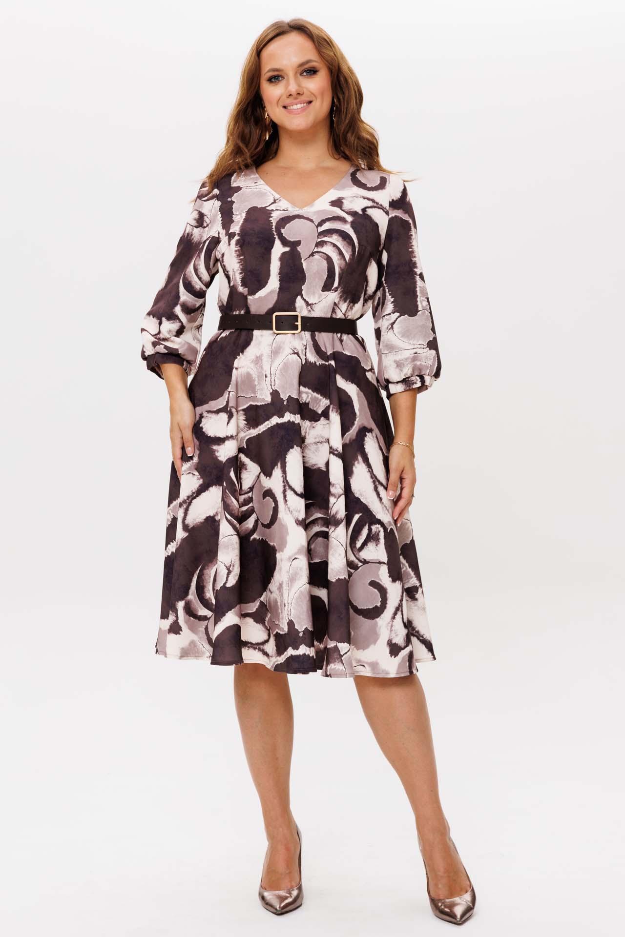 Платье с принтом арт. 1840