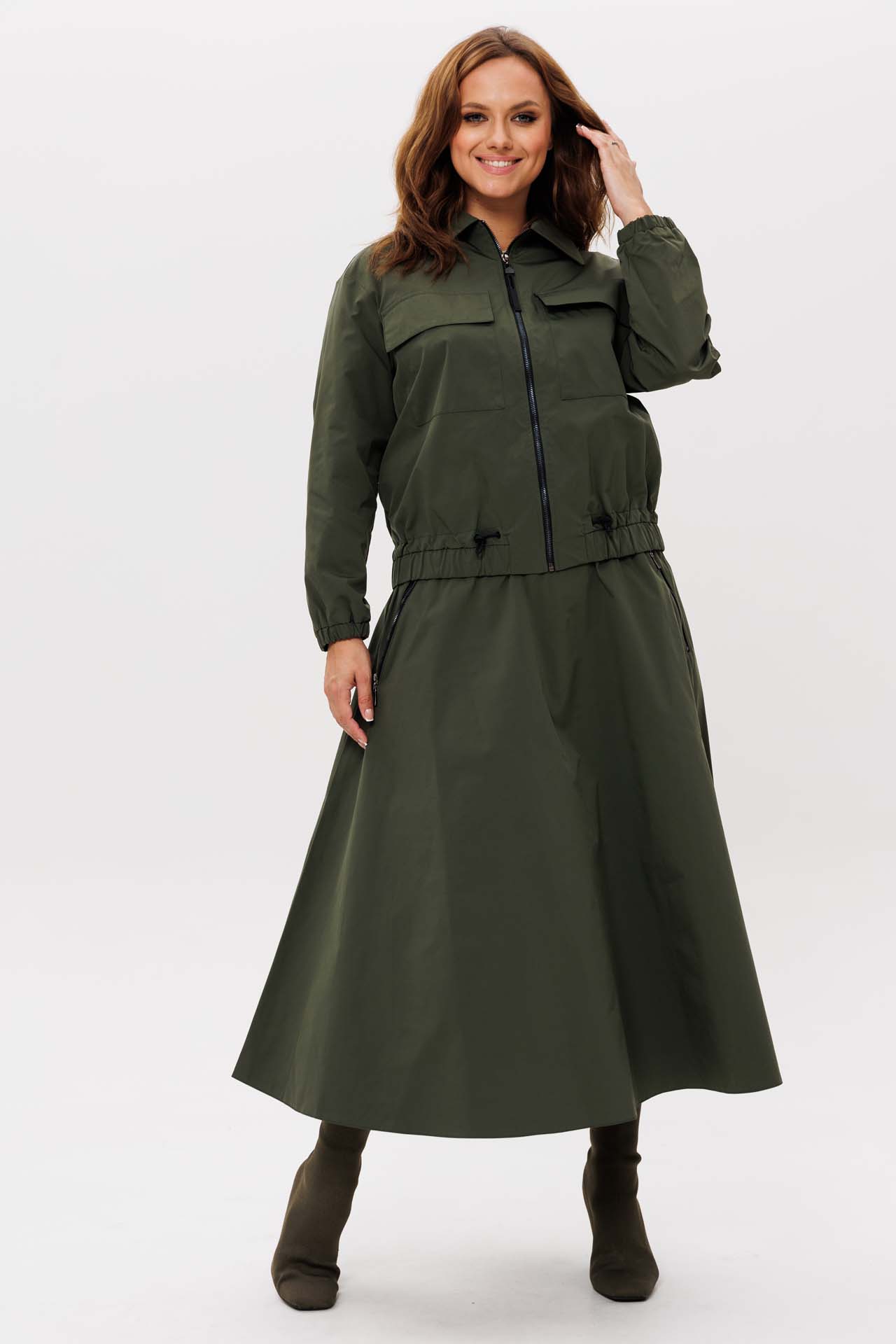 Костюм женский арт. 1268 цвет хаки