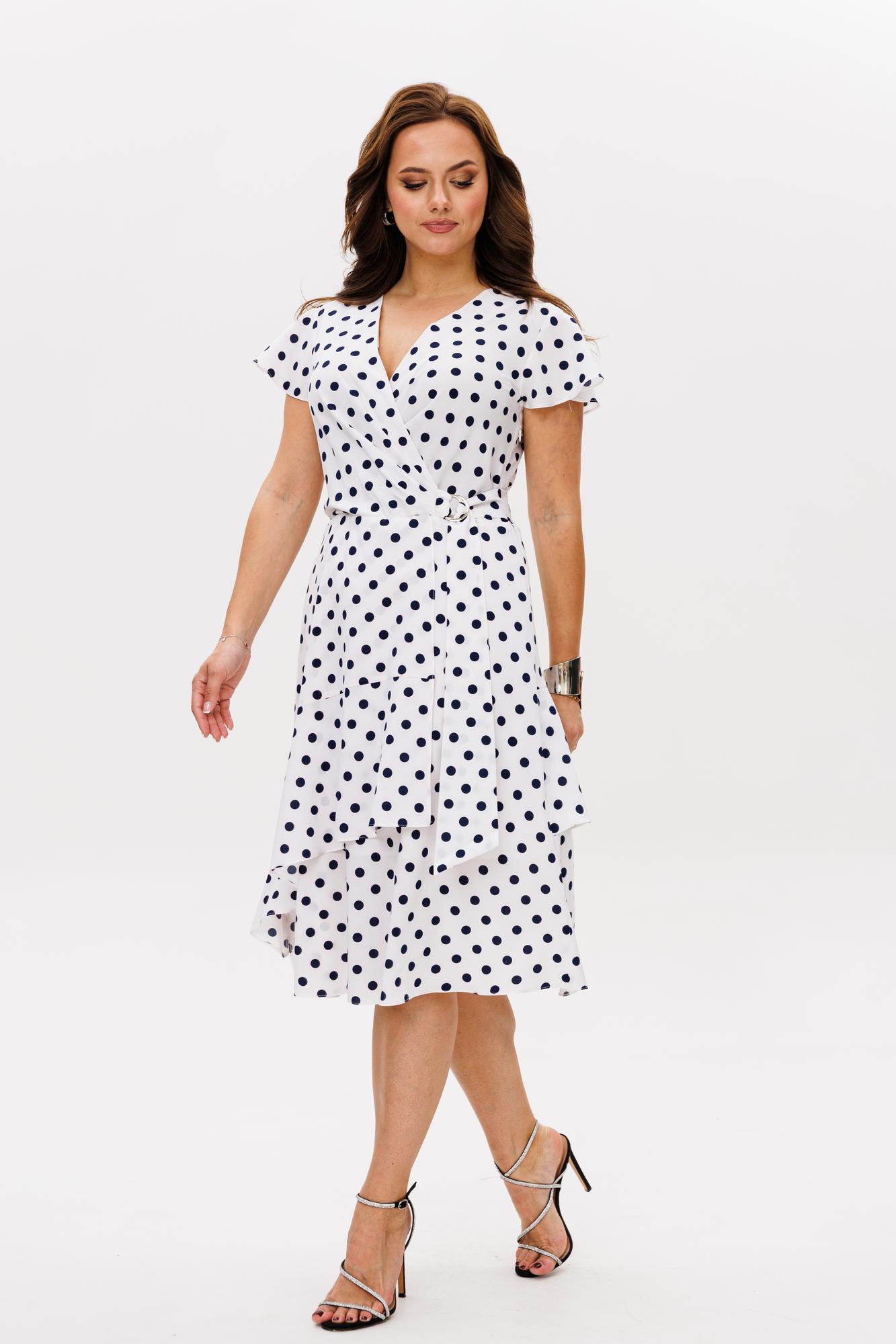 Платье арт.1449 в горошек