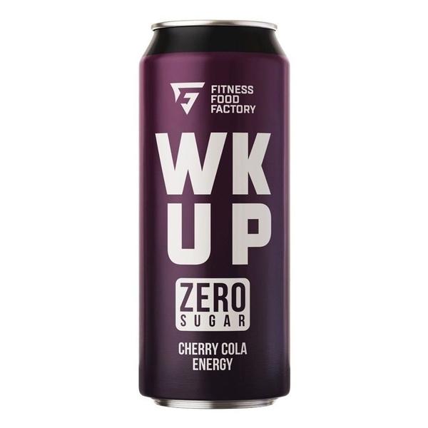 Энергетический тонизирующий безалкогольный напиток Fitness Food Factory WK UP, 450 мл