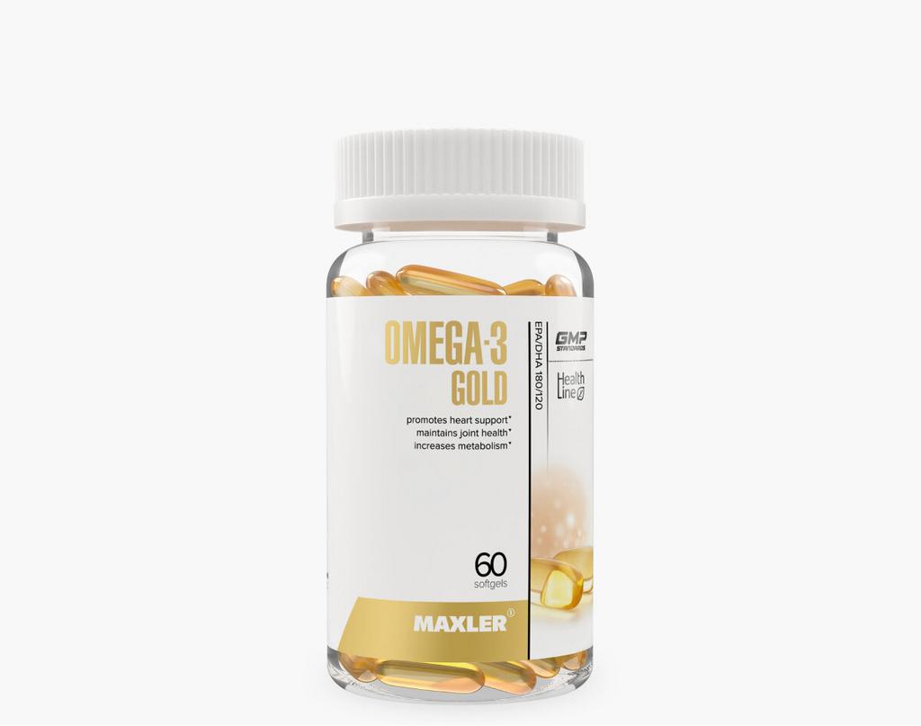 Жирные кислоты Maxler Omega-3 Gold 60 капсул