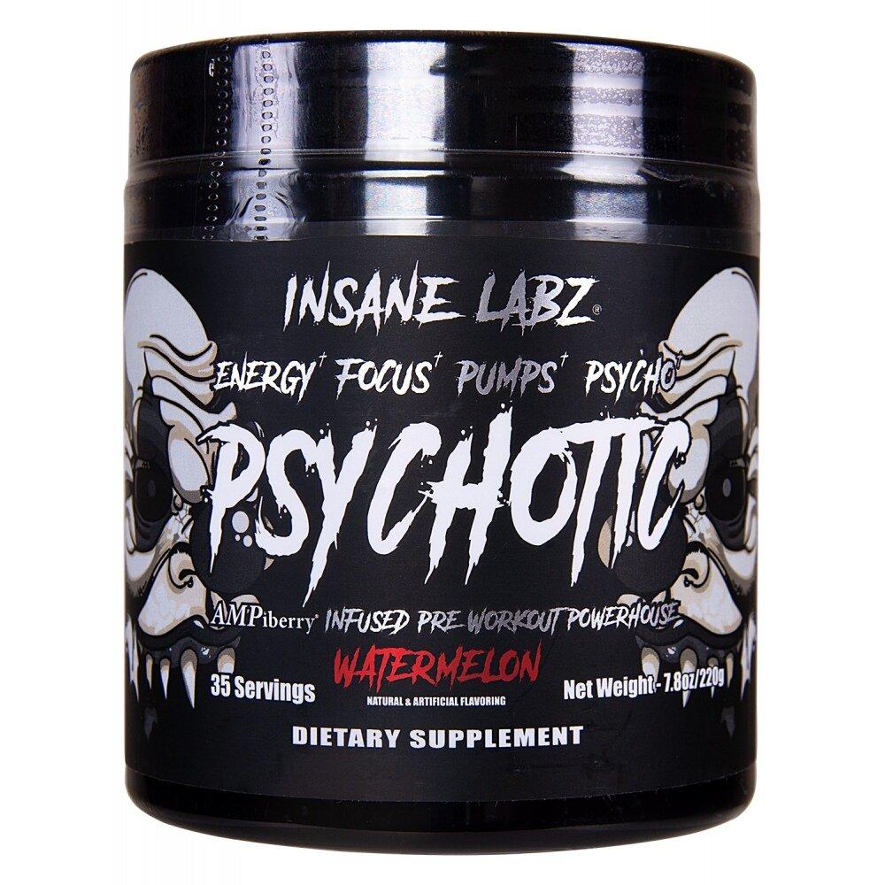 Предтренировочный комплекс Insane Labz Psychotic Black, 35 порций