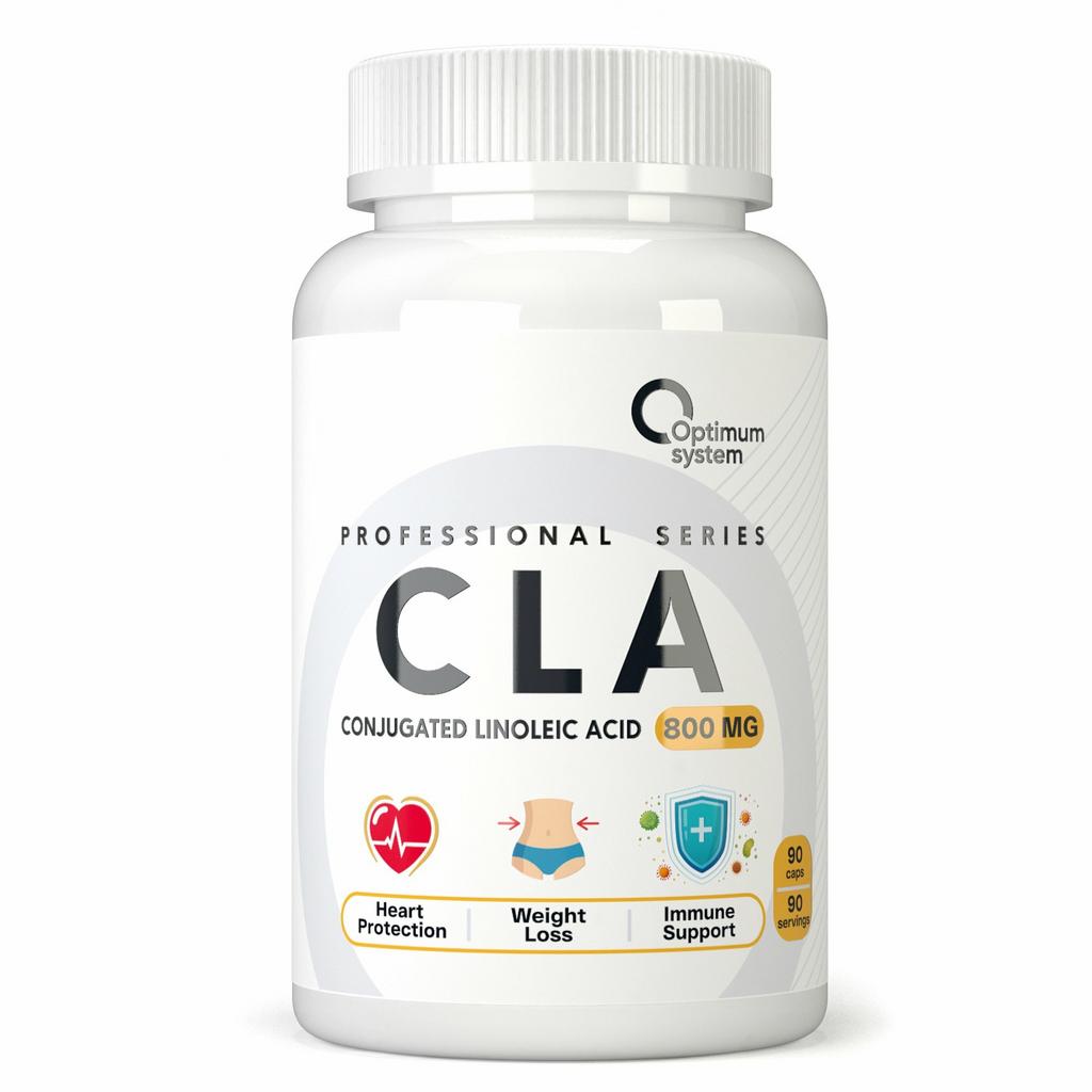 Optimum System CLA 800 mg (90caps)  Конъюгированная Линолевая Кислота