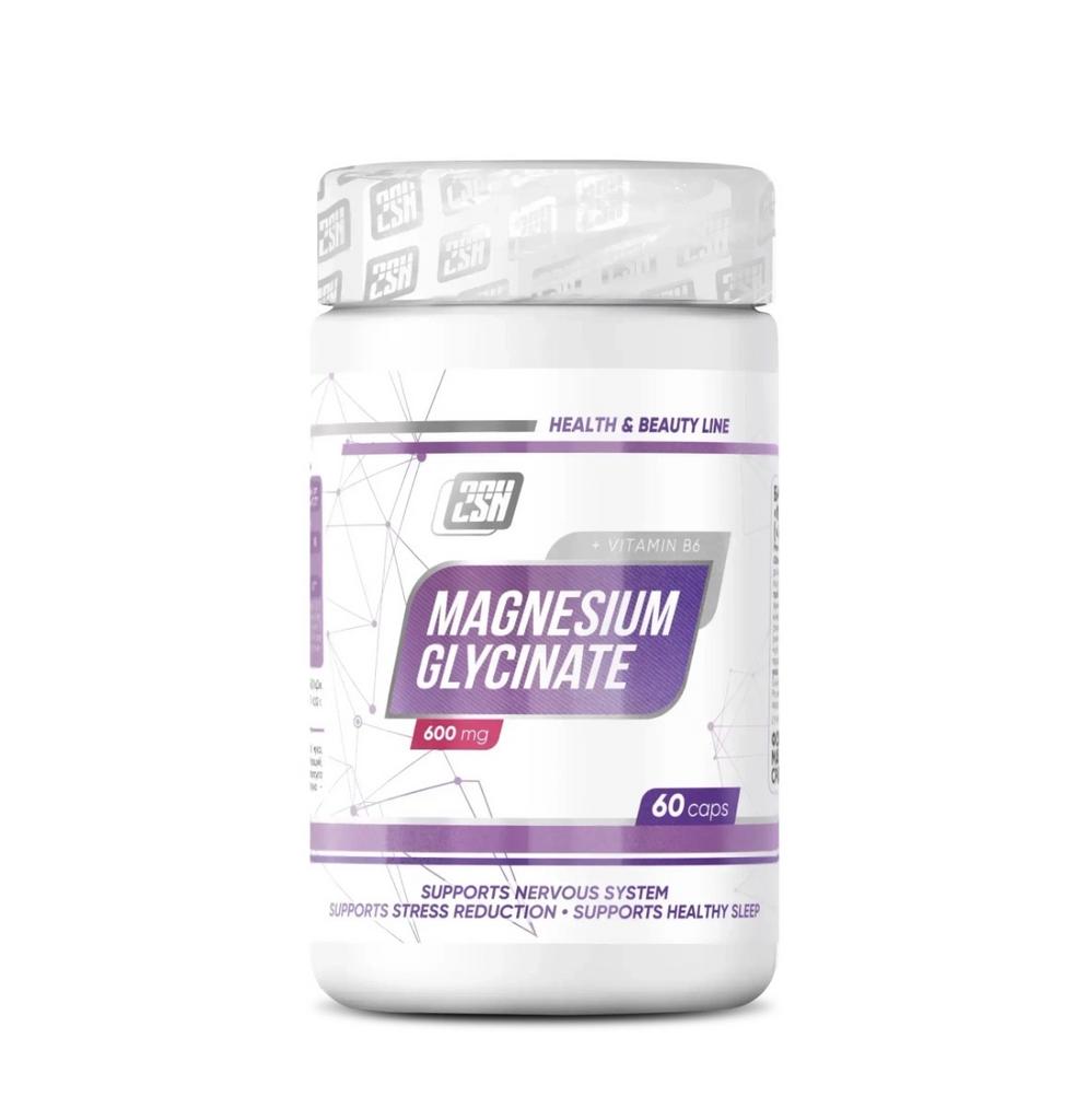Magnesium glycinate 600mg + B6 60 caps (2SN)