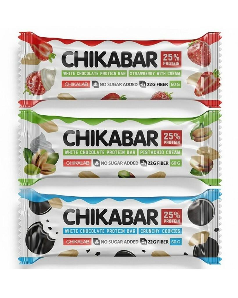 Протеиновые батончики Chikalab Chikabar 60g