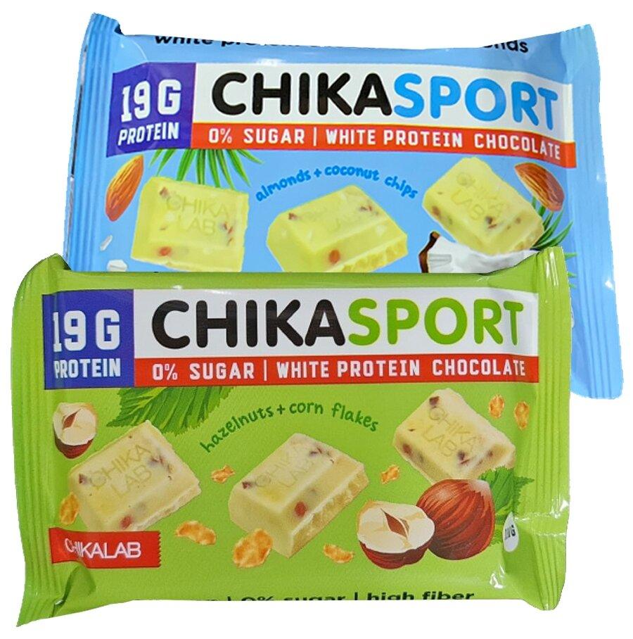 Chikalab CHIKA SPORT Шоколад белый 100 грамм