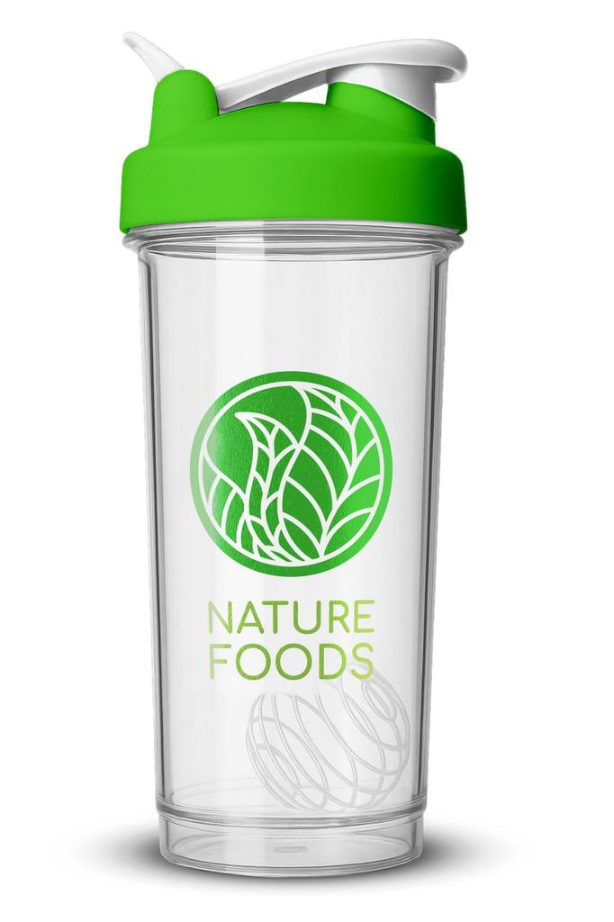 шейкер nature foods прозрачный 600ml